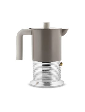 Espressokocher VITE 6 Tassen Aluminium/Warmgrey camel baby