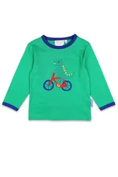 Kids 100% Cotton Dinosaur Long-Sleeved T-Shirt
