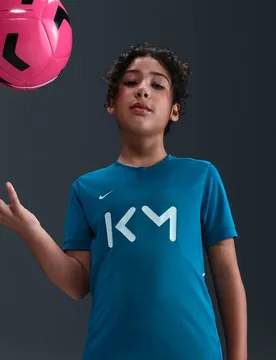 Kylian Mbappé K Dri-Fit Academy 25-Pd Kinder Sweatshirt, türkis US: M