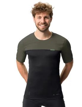 Maglietta A Maniche Corte Kuro Ii Black - Vaude Bike - FashionsVida
