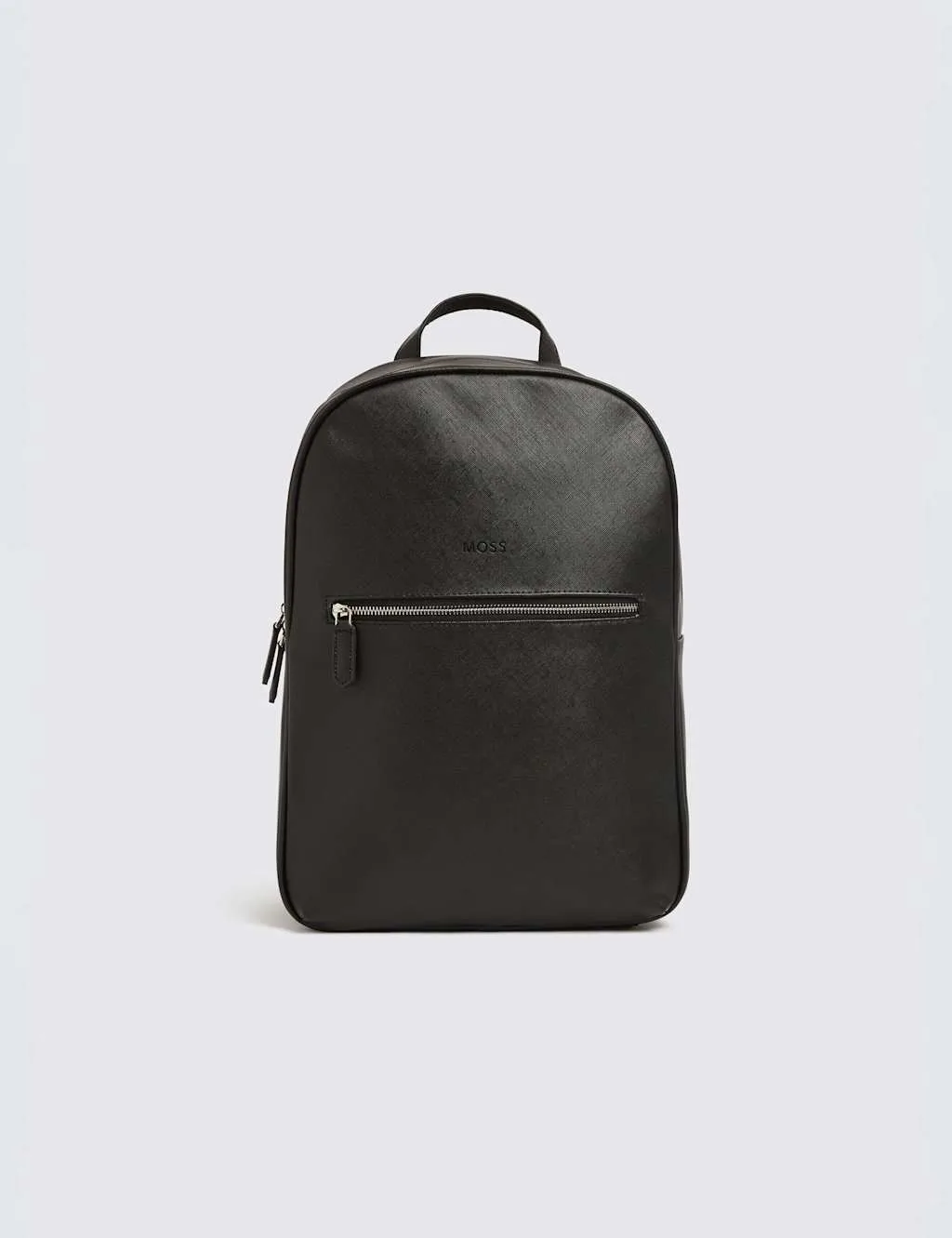 MOSS Saffiano Backpack Black male - MOSS - FashionsVida