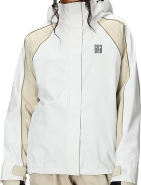 Wasserfeste und winddichte Jacke – Damen – W Hologram Shell Jacket W Hologram Shell Jacket White Colorblock für Damen Größe S