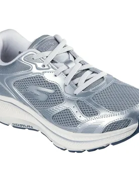 Scarpe Da Running Go Run Consistent 2.0 Gray Leather / Silver Trim EU 40 - Skechers - FashionsVida