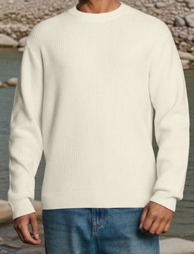 Sinsay - Maglione basic - panna