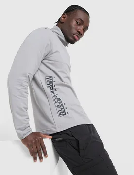 Sesano 1/2 Zip Sweatshirt - Herren, Grau - male - Size: M - Napapijri - FashionsVida