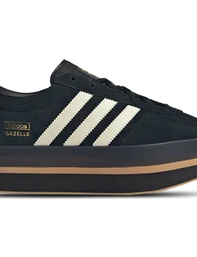 Gazelle Women's Sneakers - Black - Size 7.5 - Leather - Black - Size: 7.5 - Adidas - FashionsVida