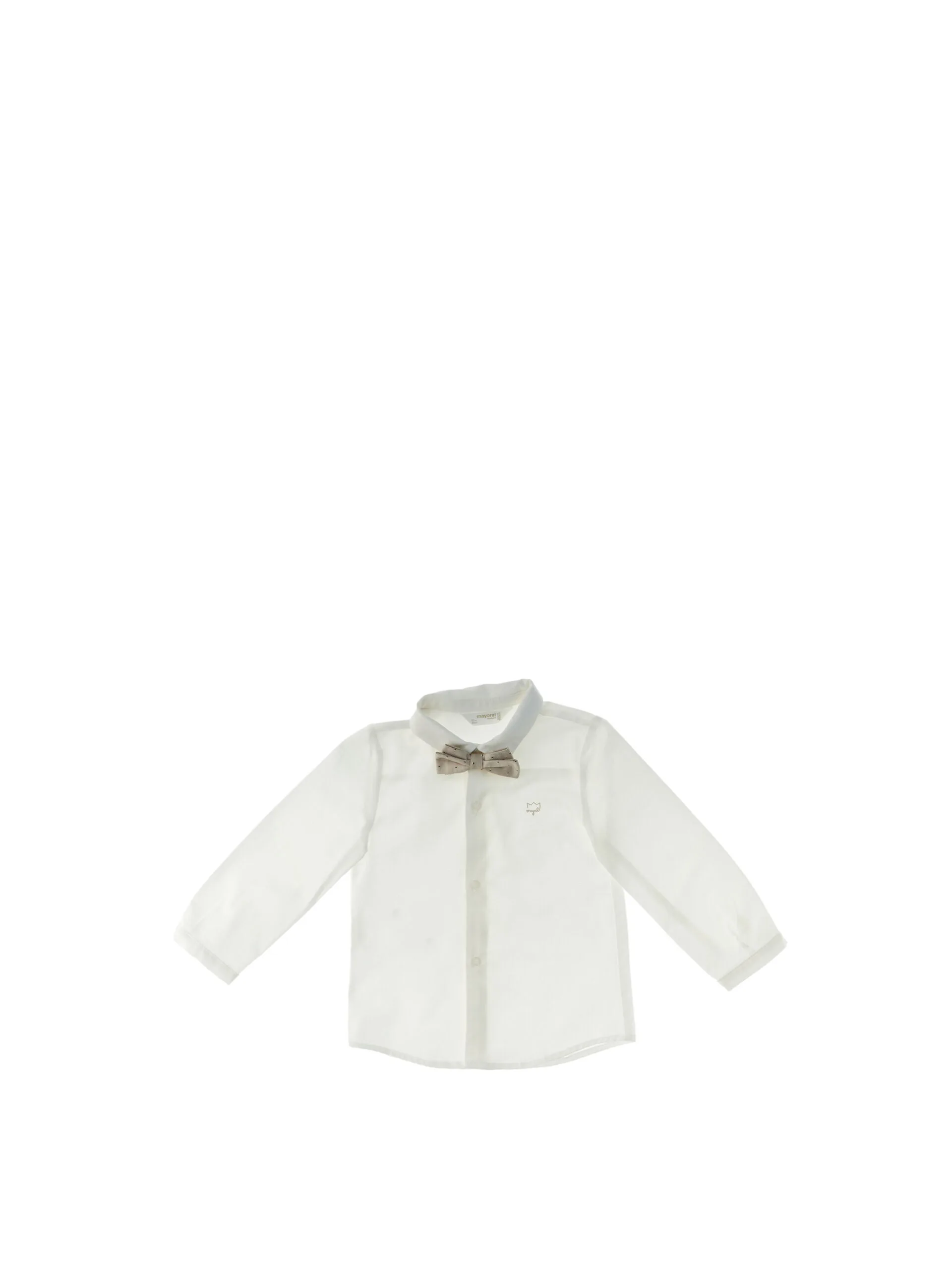 Camicia con papillon BIANCO 4-6 - Mayoral - FashionsVida