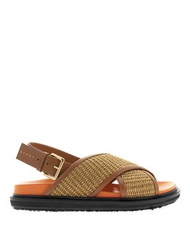 Marni Sandali criss cross in juta