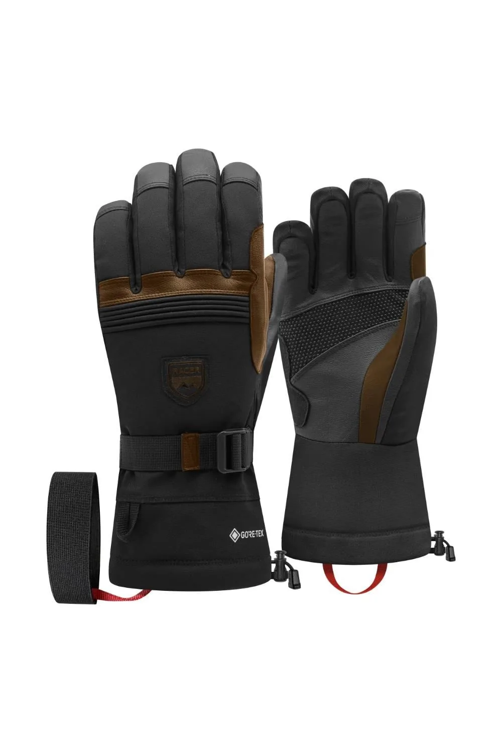 Cargo 9 Men's Waterproof Gore-tex Ski Gloves - - Size: S - Racer - FashionsVida