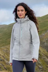 Rainforest II Extreme Womens Waterproof Jacket - Grey - Grey - Size: 8