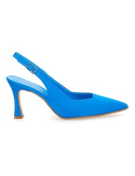 Décolleté Slingback 148 Turchese Raso 39