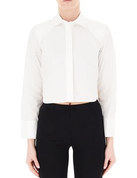 Camicia cropped BIANCO 44