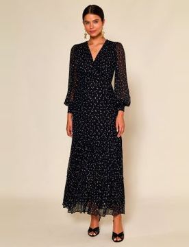 Para mujer. 010.00066.424.06190 Vestido Elsie (XS), Casual, Viscosa, Manga larga