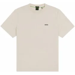 T-Shirt Crew Neck Tee T-Shirt Beige Eu Xl Male
