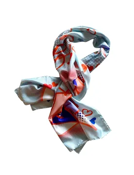 Etole Love Printed Silk Stole - Chopard - FashionsVida