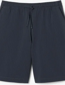 Pantalón de hombre corto de seersucker de algodón - Lacoste - FashionsVida