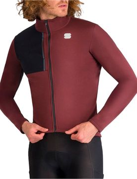 Giara cortavientos ciclismo hombre Granate (M)
