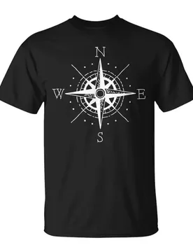 Vintage Retro Compass North South East West Sailing T T-Shirt graphic tee shirt Anime t-shirt funny costumes T-shirt men - Aliexpress - FashionsVida