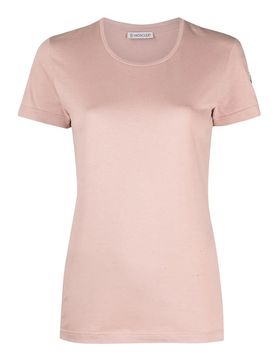 Moncler T-shirt SS rosa chiaro