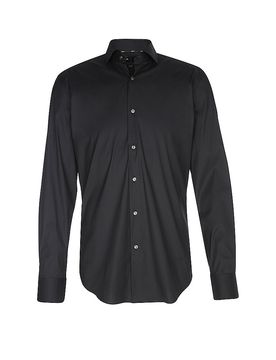 Camisa Slim Fit P-HANK negro 40
