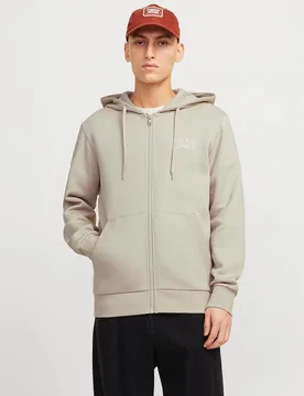 Jack & Jones - Sudadera de hombre con capucha y cremallera - jack & jones - FashionsVida