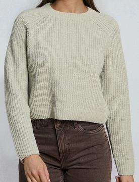 Maglione a costine - verde oliva chiaro