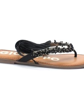 Flache Sandalen Eileen Sandalo Infradito Gladiator Black 63031 36;35