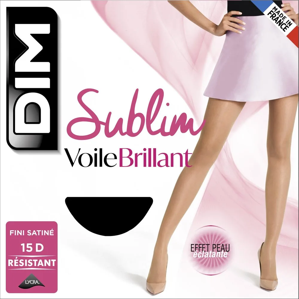 Panty sublim transparente con acabado satinado - Dim - FashionsVida