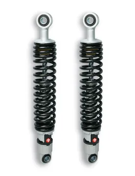 Coppia Di Ammortizzatori Posteriori Twins Interasse 345mm Piaggio Beverly 300 Ie 4t Lc Euro 3 -2009 (M28mm) - Malossi - FashionsVida