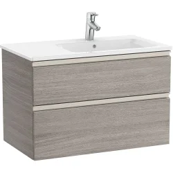 Mueble de baño con 2 cajones y lavabo a la derecha The Gap