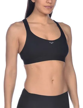 Elettra Medium Impact Sports Bra Black / Black 90 Women - Arena - FashionsVida