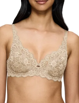 Womens Amourette W High Apex Bra - Beige - Size 40b - Triumph - FashionsVida