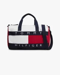 Borsa da viaggio color block con bandiera logo icon