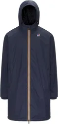 Veste longue coupe-vent imperméable et compactable - Le Vrai 4.0 Eiffel East Warm Blue Depth - Taille S - Navy