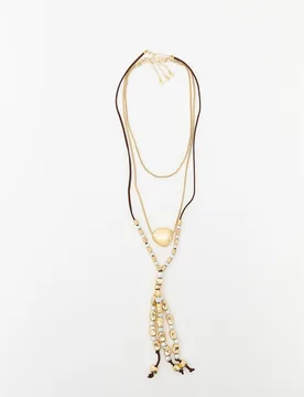 Sfera - Collar flecos cordón - Sfera - FashionsVida