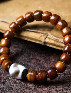 Tibetan Jewelry Yak Bone Explosion Crack Bucket Bead Hand String Cultural Play Tiger Teeth Tianzhu Ethnic Style Bracelet - Aliexpress - FashionsVida