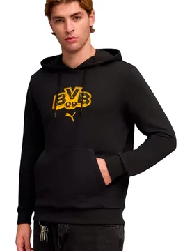 Borussia dortmund ftblculture sudadera entrenamiento fútbol Negro (S) - Puma - FashionsVida