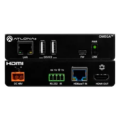 Extendeur Hdmi At1164 Hdbaset Omega Black One Size unisex