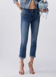 LIU-JO JEANS SKINNY CON RISVOLTO