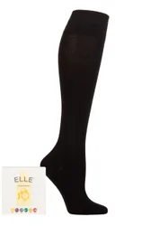 Women's 1 Pair Milk Socks with Massage Sole Black M - Black - Size: Medium
