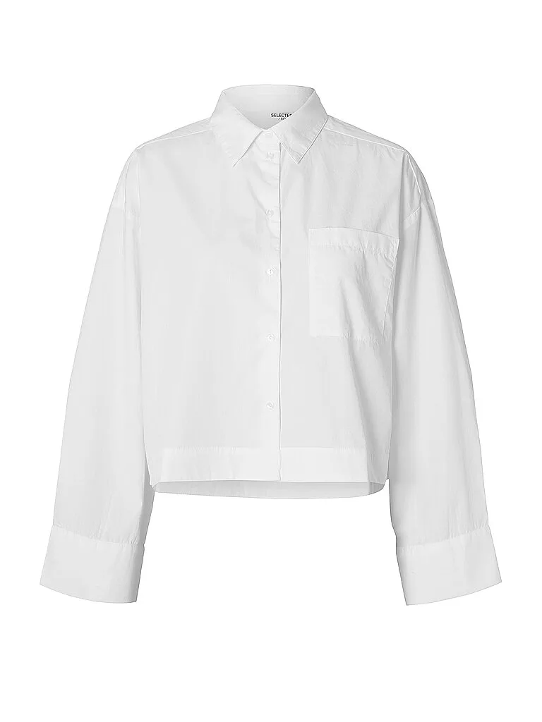 Blusa SLFASTHA bianco 40 - Selected Femme - FashionsVida