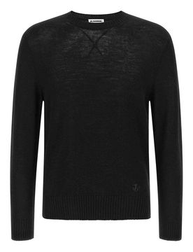 Jil Sander Maglione con ricamo logo