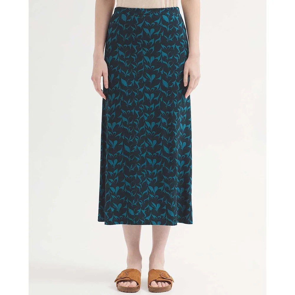 Falda midi con estampados a tono - Nice Things - FashionsVida