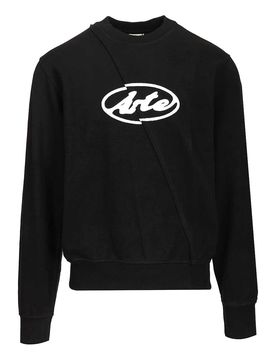 Maglia Con Ricamo Logo Circolare