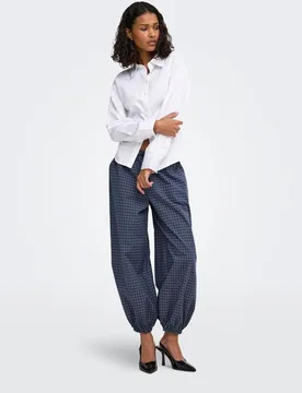 Pantalón de mujer balloon fit con cintura media - JDY - FashionsVida