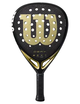 Defy V1 Padel Racket Black / Gold / 2 - Wilson - FashionsVida