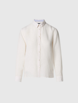 Camicia in lino donna marshmallow