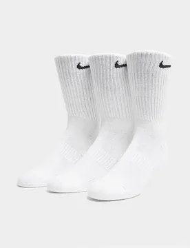 Everyday Cushioned Training Crew Socks (3 Pairs) - Herren, Weiss - male - Size: 38 - 42 - Nike - FashionsVida