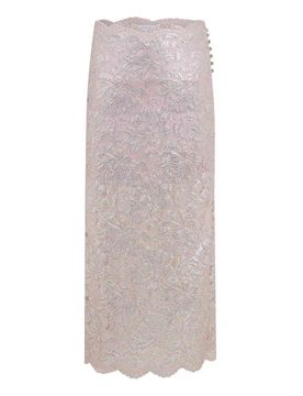 Rabanne Gonna midi rosa