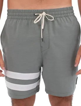 Short De Bain Phantom Eco Block Party Volley 17´´ Great White M - Hurley - FashionsVida